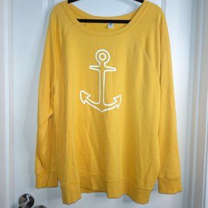 Old Navy Nautical Anchor Sweatshirt